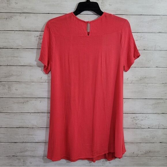 Umgee Boho Floral Embroidered Short Sleeve Tunic / Mini Dress FLAW Size Small - Picture 5 of 10